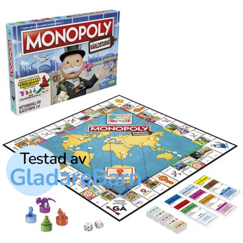 Hasbro Monopol Travel World Tour Sällskapsspel